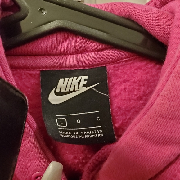 Nike Fuchsia Pullover Hoodie - Picture 4 of 5